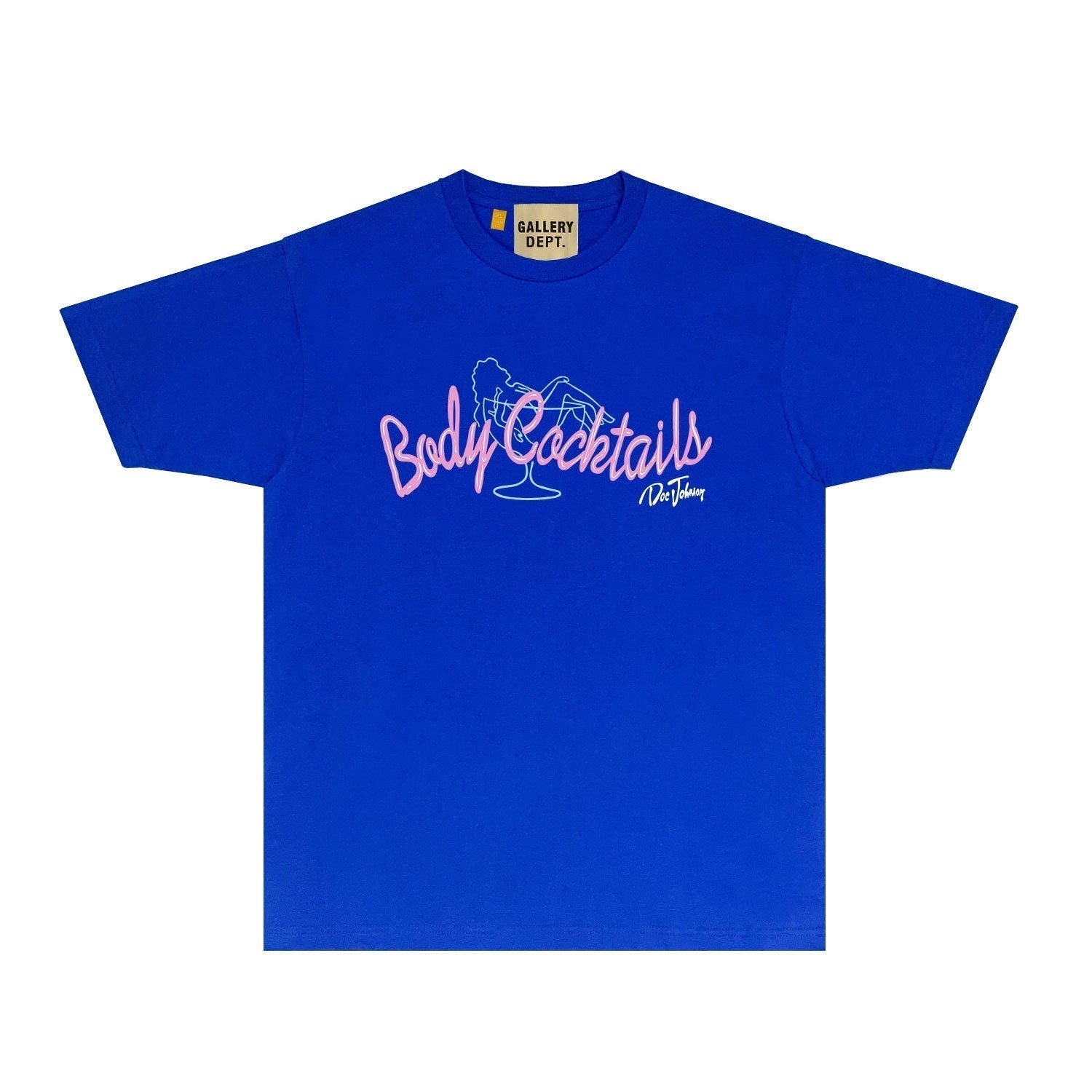 Gallery Dept T Shirt Retro Printed Loose Short-Sleeved Shirt