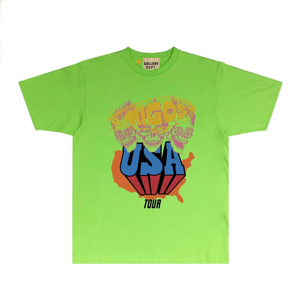 Gallery Dept T Shirts European And American Tee Shirt Short Sleeve T-Shirt Blouse