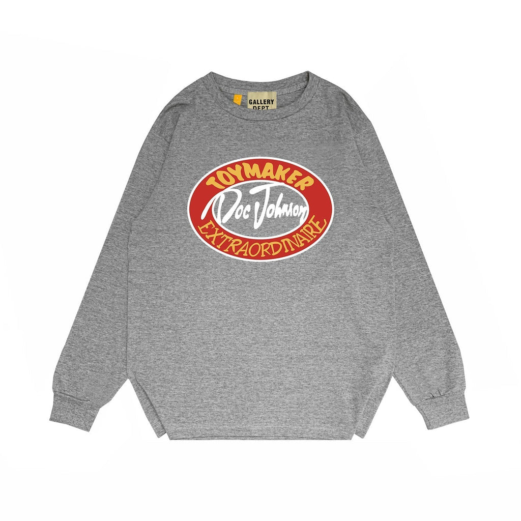 Gallery Dept Long Sleeved Shirt Fashion Brand Long Sleeve Long-Sleeved T-shirt Blouse