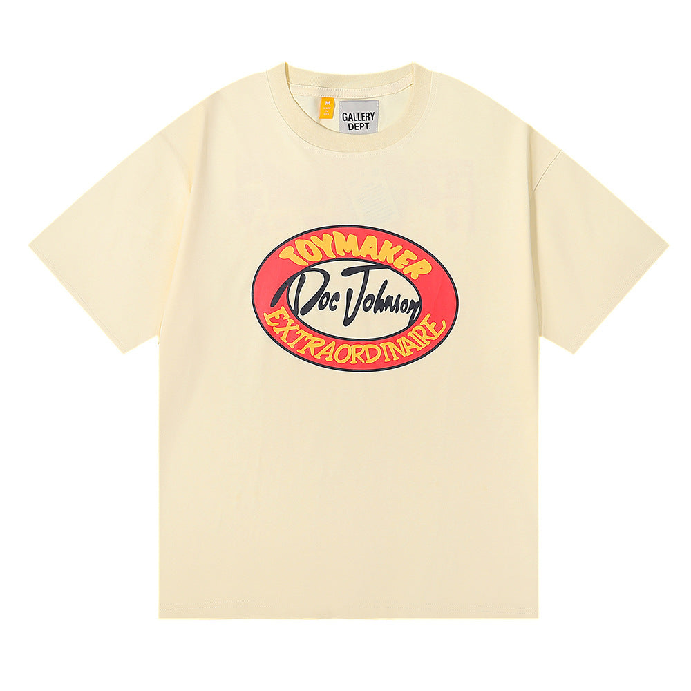 Gallery Dept T Shirts Summer Maychao Gallery Dept Printed Loose Men and Women