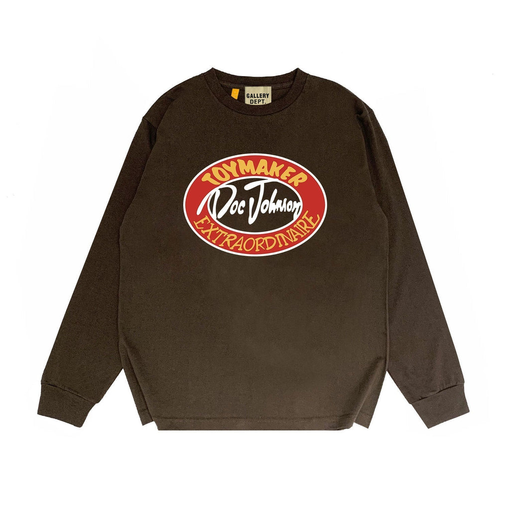 Gallery Dept Long Sleeved Shirt Fashion Brand Long Sleeve Long-Sleeved T-shirt Blouse