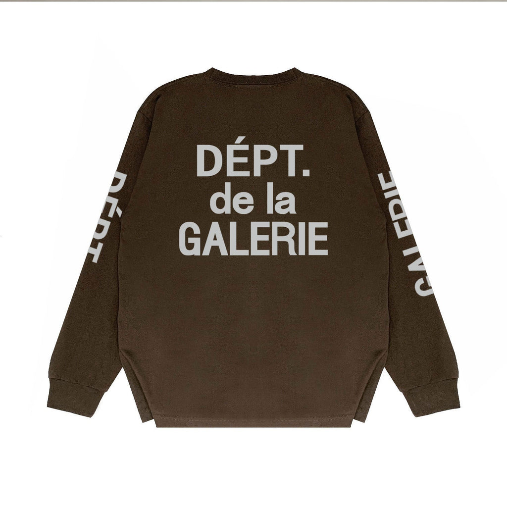 Gallery Dept Long Sleeved Shirt Fashion Brand Long Sleeve Long-Sleeved T-shirt Blouse