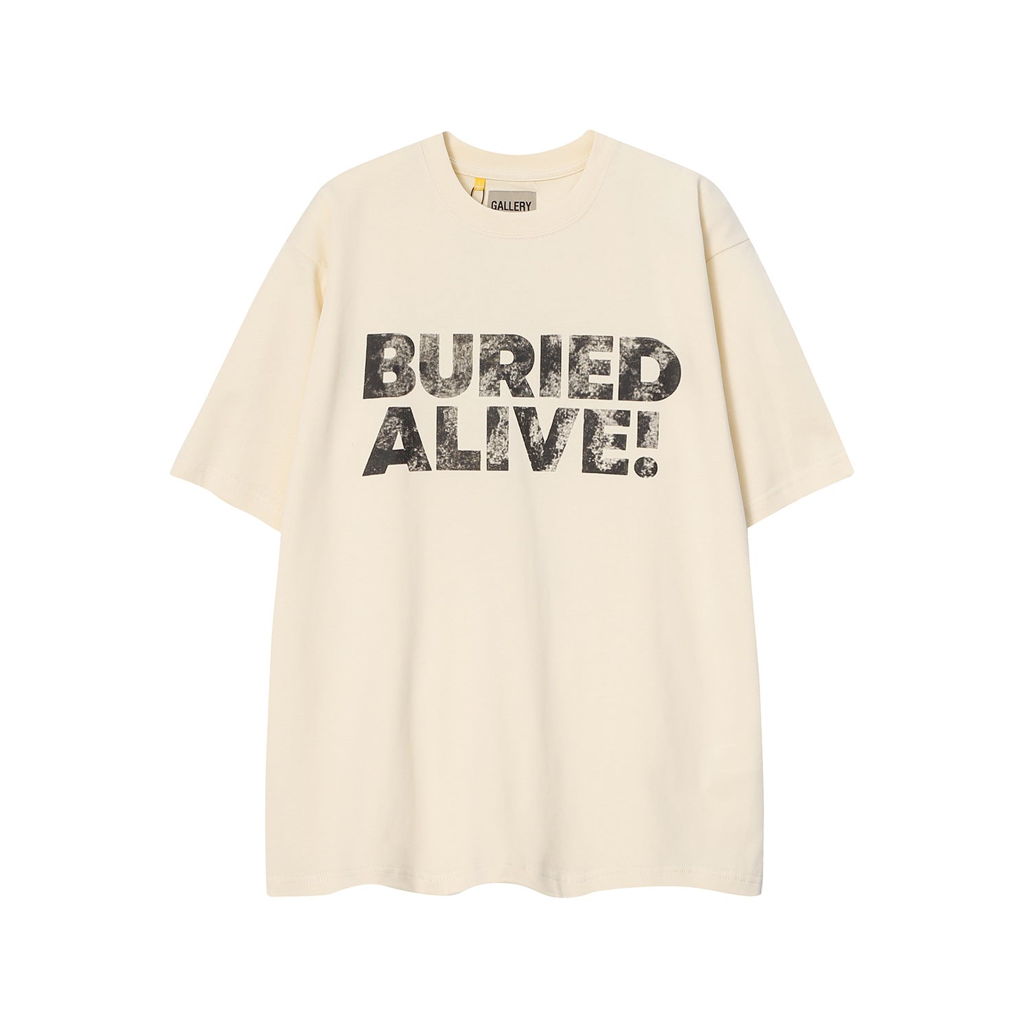 Gallery Dept T Shirts Short Sleeve Los Angeles Gallery Dept Male and Female Couples Wear Loose BF