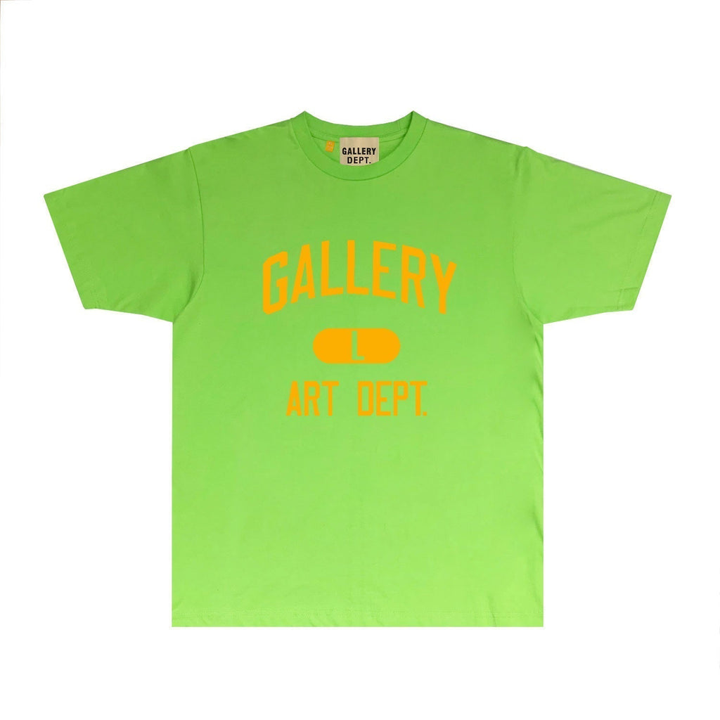 Gallery Dept T Shirt Retro Printed Loose Short-Sleeved Shirt (part2)